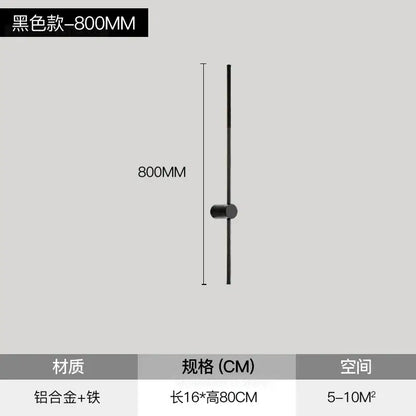 Modern black and gold led wall lamps featuring sleek black aluminum and iron minimalist sconces for living room decorbites led wall use