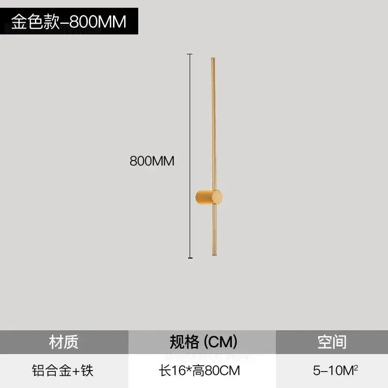 Modern black and gold led wall lamps featuring a gold minimalist aluminum alloy and iron wall lamp for living room decorbites led wall