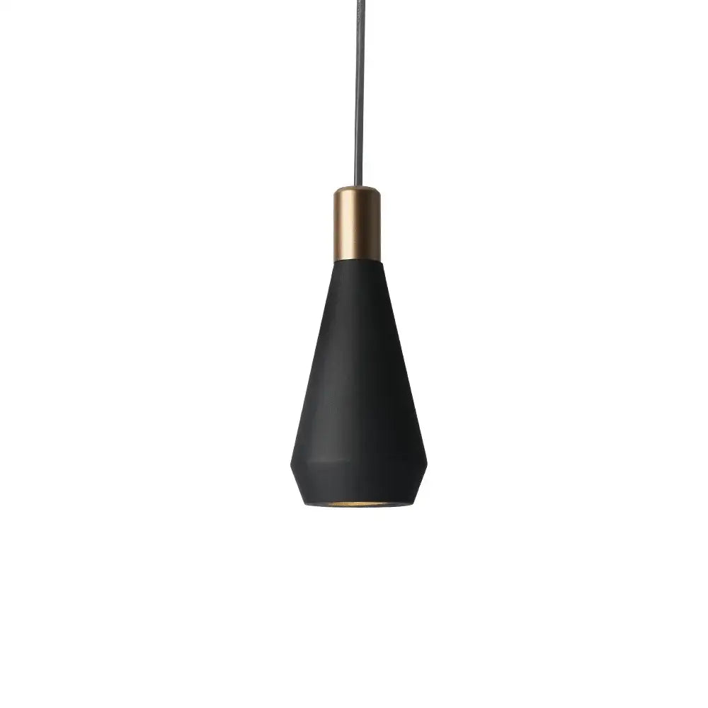 Modern black and gold metal pendant chandelier with black metal finish and brass accent for dining room decorbites black metal