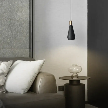 Modern black metal pendant chandelier with gold-toned metal accent ideal for dining room decorbites black metal lighting