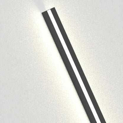 Modern black linear led wall lights dimming with black and white striped led strip light for bedroom decorbites led wall use