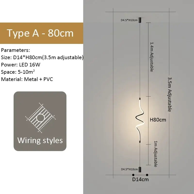 A sleek modern led floor lamp with curved white pvc and black metal design for minimalist living room decor