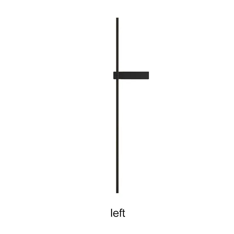 Black minimalist wall-mounted cross bracket for decorbites led wall vertical sconce led wall lights in bedroom decor
