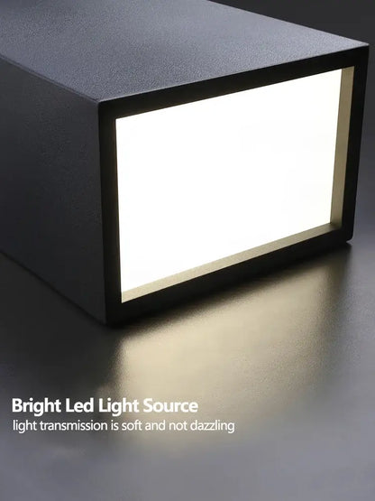 Modern black rectangular led ceiling lamp with matte finish and soft bright illumination for dining room decorbites led ceiling