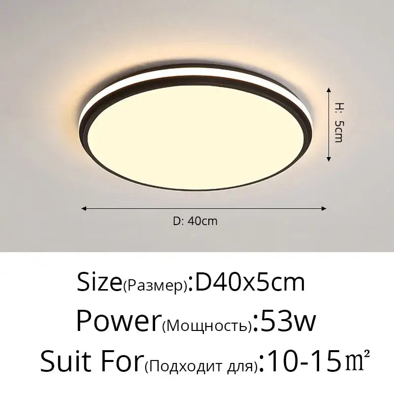 Modern black rectangular ceiling lamps with sleek frame and warm white led illumination for living room decorbites led ceiling