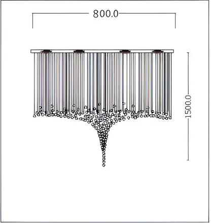 Modern black stone crystal chandelier hallway pendant light with sleek black metal frame and decorbites crystal chandelier beads