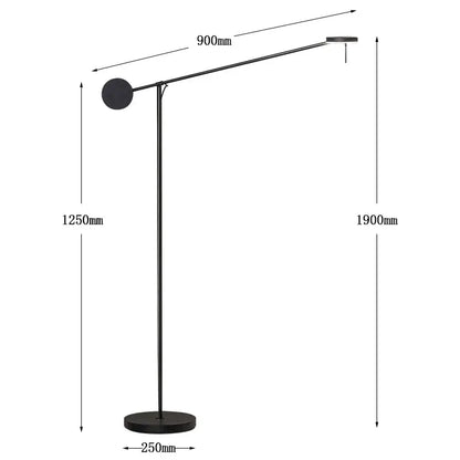 Modern black telescopic wall lamp with matte finish adjustable arm and circular base for minimalist bedroom decorbites lighting