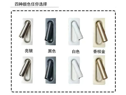 A sleek modern wall lamp with a wall-mounted hook in polished silver black white and gold tone for decorbites led bedside use
