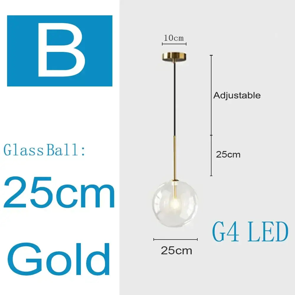 Modern brass and clear glass pendant light with gold finish spherical shade and g4 led bulb for dining room decorbites clear glass chandelier