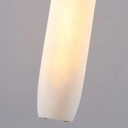 Modern brass and marble wall lamp bedroom sconce with frosted white decorbites cylindrical marble glass lampshade
