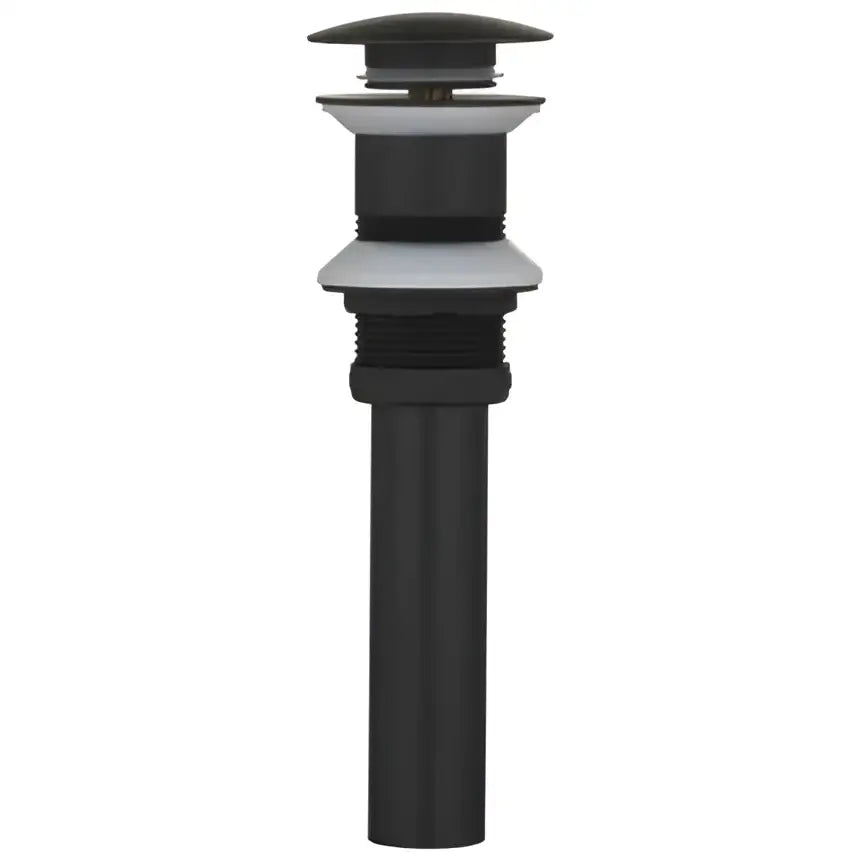 Black matte brass black basin sink drain with sleek modern design and concentric rings for decorbites basin faucet
