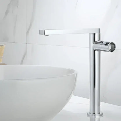 Modern brushed gold basin faucet with single-handle mixer tap featuring chrome finish and minimalist design decorbites brushed gold