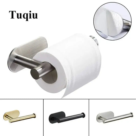 Modern brushed gold stainless steel tissue holder with sleek design for kitchen and bathroom use