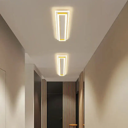 Modern chrome and black rectangular dimmable led chandelier with warm white illumination and yellow accents for living room decorbites dimmable led