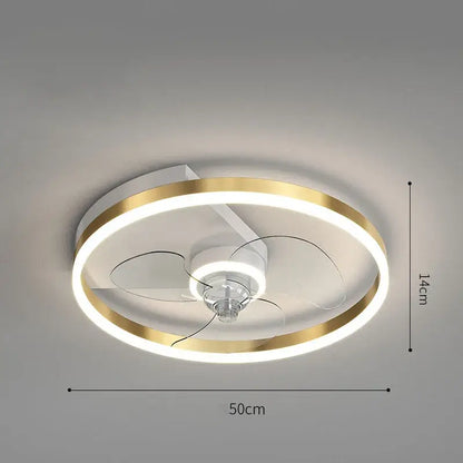 Modern chrome crystal ceiling fan light with integrated led lighting in sleek white and gold decorbites ceiling fan design