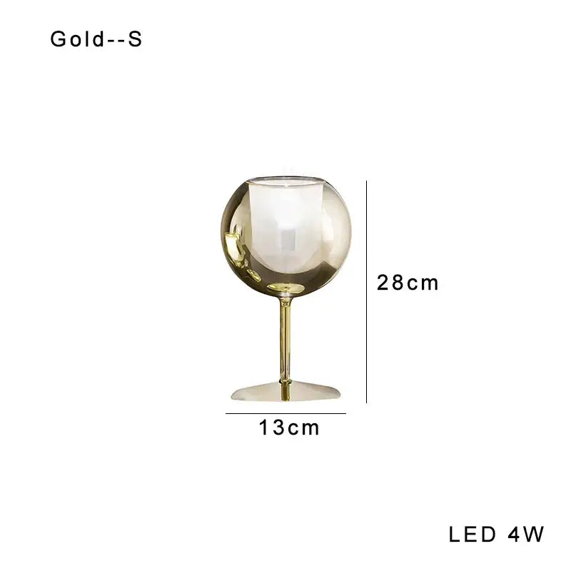 Modern chrome glass gold table lamp with gold finish and sleek reflective surface ideal for luxury living room decorbites glass gold