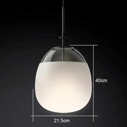 Modern chrome glass saucer led chandelier with frosted white glass globe and black metal stem for living room lighting