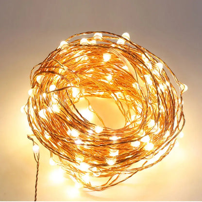 Modern chrome gypsophila led ceiling light with coiled copper wire string lights and warm white led bulbs for bedroom decorbites gypsophila led