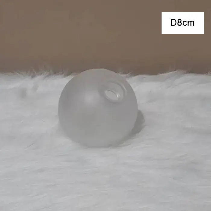 Modern clear and frosted glass shade cover replacement living room frosted glass globe with central hole 8cm diameter