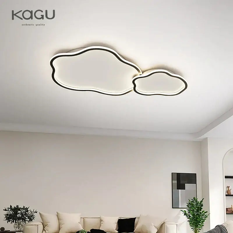 Modern cloud black led ceiling light with sleek minimalist design and soft white leds for bedroom decorbites led ceiling fixture
