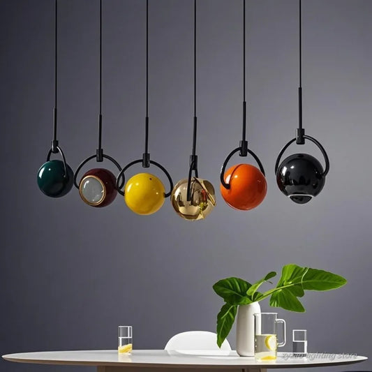 Modern Colorful Aluminum Mini Pendant Light