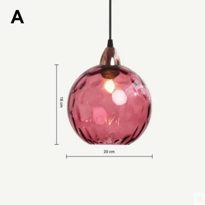 Modern Colorful Glass Pendant Light in Polished Chrome - Decorbites