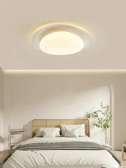 Modern cream style cobblestone ceiling light with soft warm glow and minimalist design for bedroom decorbites ceiling light
