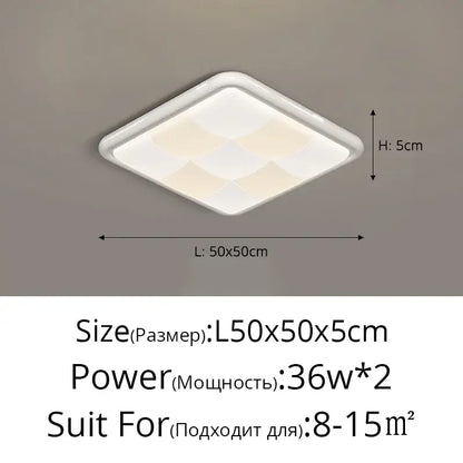 White rectangular cream style led ceiling light with sleek geometric decorbites cream style design for living room decor