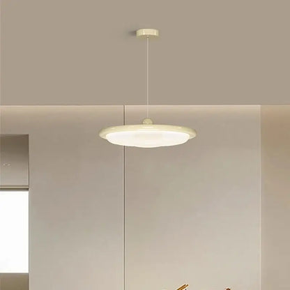 Cream style led ceiling lights with a sleek circular design and soft diffused glow for modern living room decorbites decor
