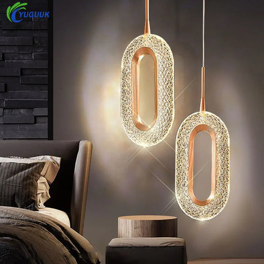 Modern Crystal Butterfly Pendant Light