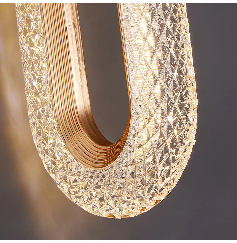 Modern Crystal Butterfly Pendant Light