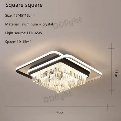 Modern crystal industrial pendant lamp with sleek aluminum frame and cascading crystal accents for living room decorbites pendant lamps