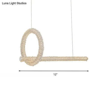 Modern cut crystal brass ceiling light pendant with textured champagne gold finish suitable for 110v-120v use