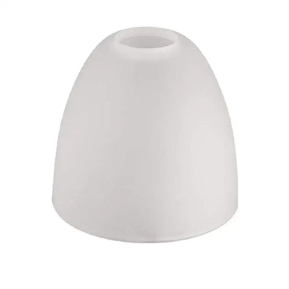 Modern dome white frosted glass shade with smooth rounded dome and central top opening for living room decorbites frosted glass