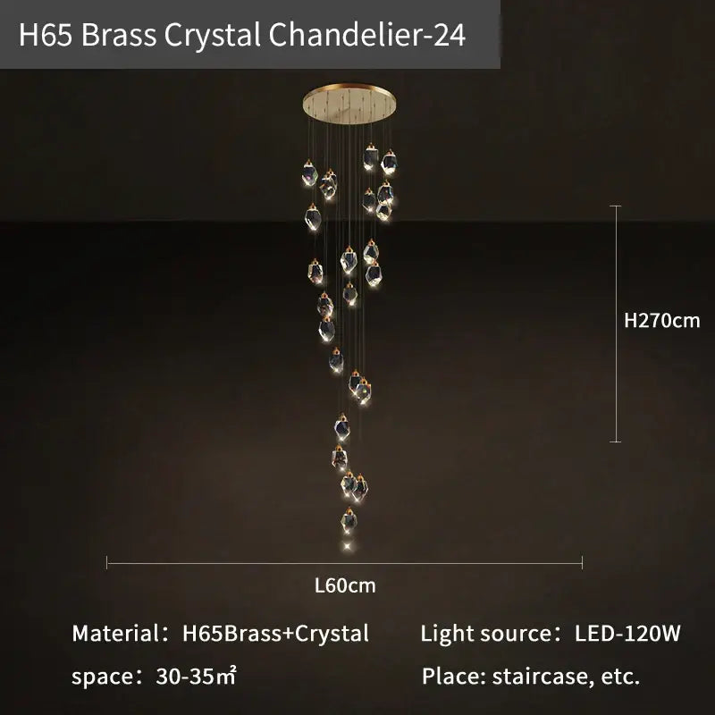 Modern geometric black and gold crystal diamond chandelier with h65 brass and decorbites crystal diamond decorbites crystal