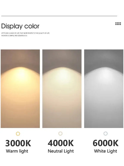 Modern geometric black and white cube bedroom ceiling lamp with three color temperatures for versatile bedroom ceiling lighting