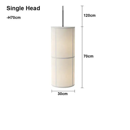 Modern geometric fabric cluster pendant light with off-white shade and black cord for dining room decorbites hashira cluster