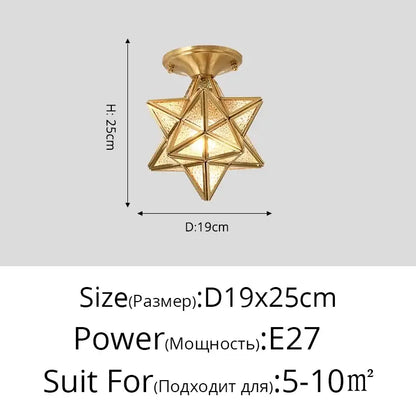 Modern geometric gold and black crystal glass led chandelier with faceted star-shaped design for living room decorbites crystal glass