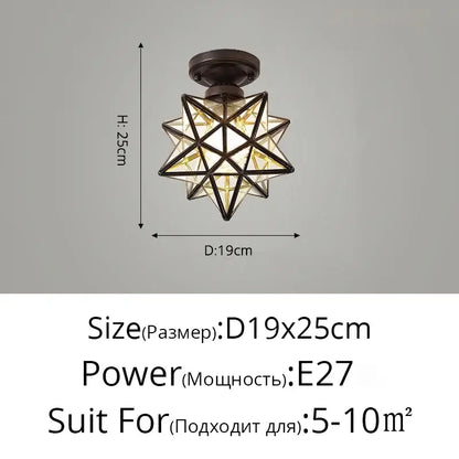 Modern geometric gold and black crystal glass led chandelier with dark bronze star-shaped frame for living room decorbites crystal glass