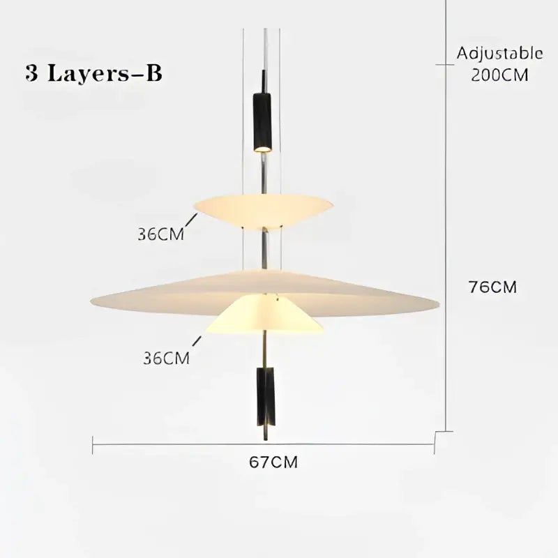 Modern gold and white designer saucer ufo pendant light with sleek matte metal frames and off-white glass shades for living room decorbites designer saucer pendant light