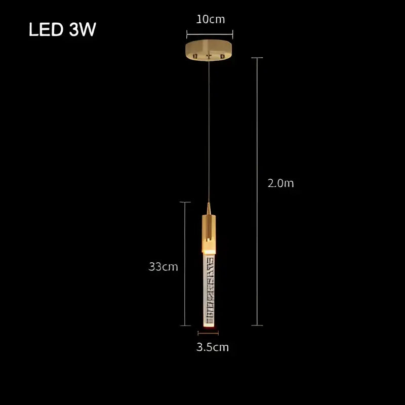 Modern gold bubble crystal chandelier pendant light with cylindrical crystal body and matching ceiling mount for dining room decorbites bubble crystal pendant light