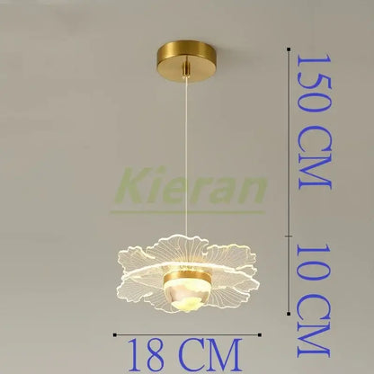 Modern gold decorbites butterfly led chandelier glass pendant light with leaf-shaped design and illuminated bulb for dining room