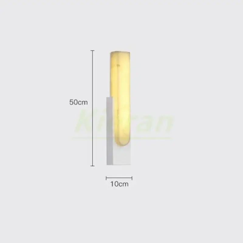 A modern gold cloud stone led wall light with a matte white base and warm yellow glass for bedroom decorbites cloud stone