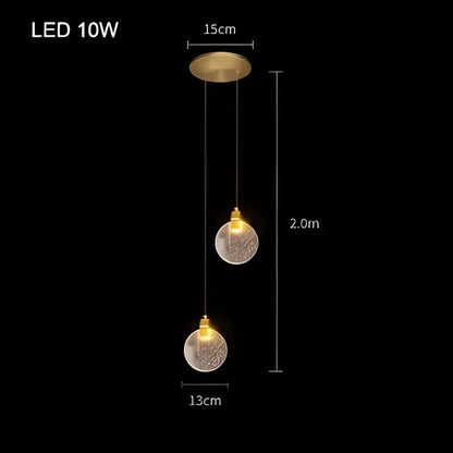 Modern gold crystal bubble pendant chandelier with three crackled glass globes and warm led illumination for dining room decorbites crystal bubble bubble pendant chandelier