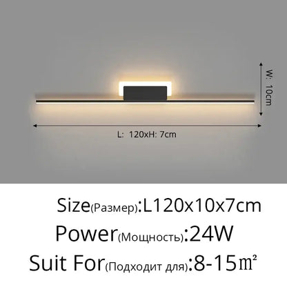 Modern gold curved led wall lamp with sleek black rectangular fixture and warm white light for living room decorbites led wall lamp
