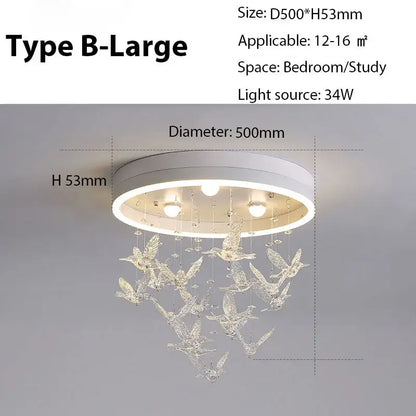 White circular modern gold dancing girl led chandelier with crystal bird pendant for bedroom decorbites dancing girl light