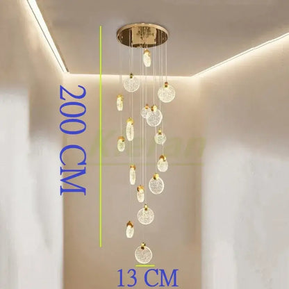 Modern gold decorbites crystal led chandelier with circular mount and lace-patterned crystal spheres for bedroom pendant light