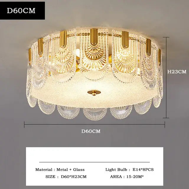 Modern gold decorbites elegant crystal chandelier with circular fan glass tiers for living room decor