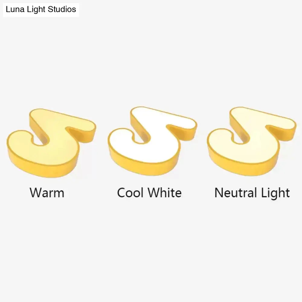 DecorBites modern LED flush mount light with acrylic cover in warm, cool white, and neutral light options