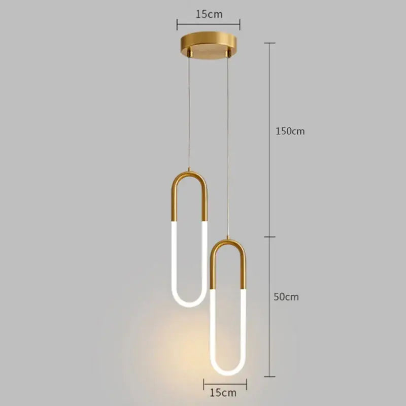 Modern gold ring pendant lights with sleek white led minimalist design for dining room decorbites gold ring fixture